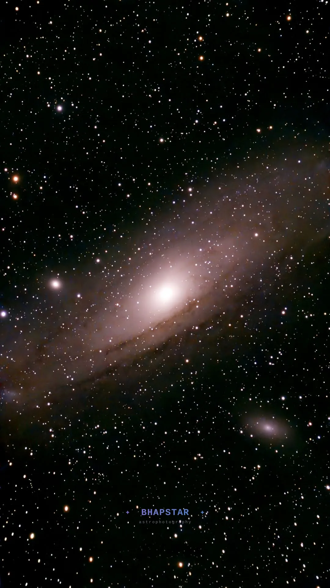 Andromeda Galaxy M31 spiral galaxy astrophotography