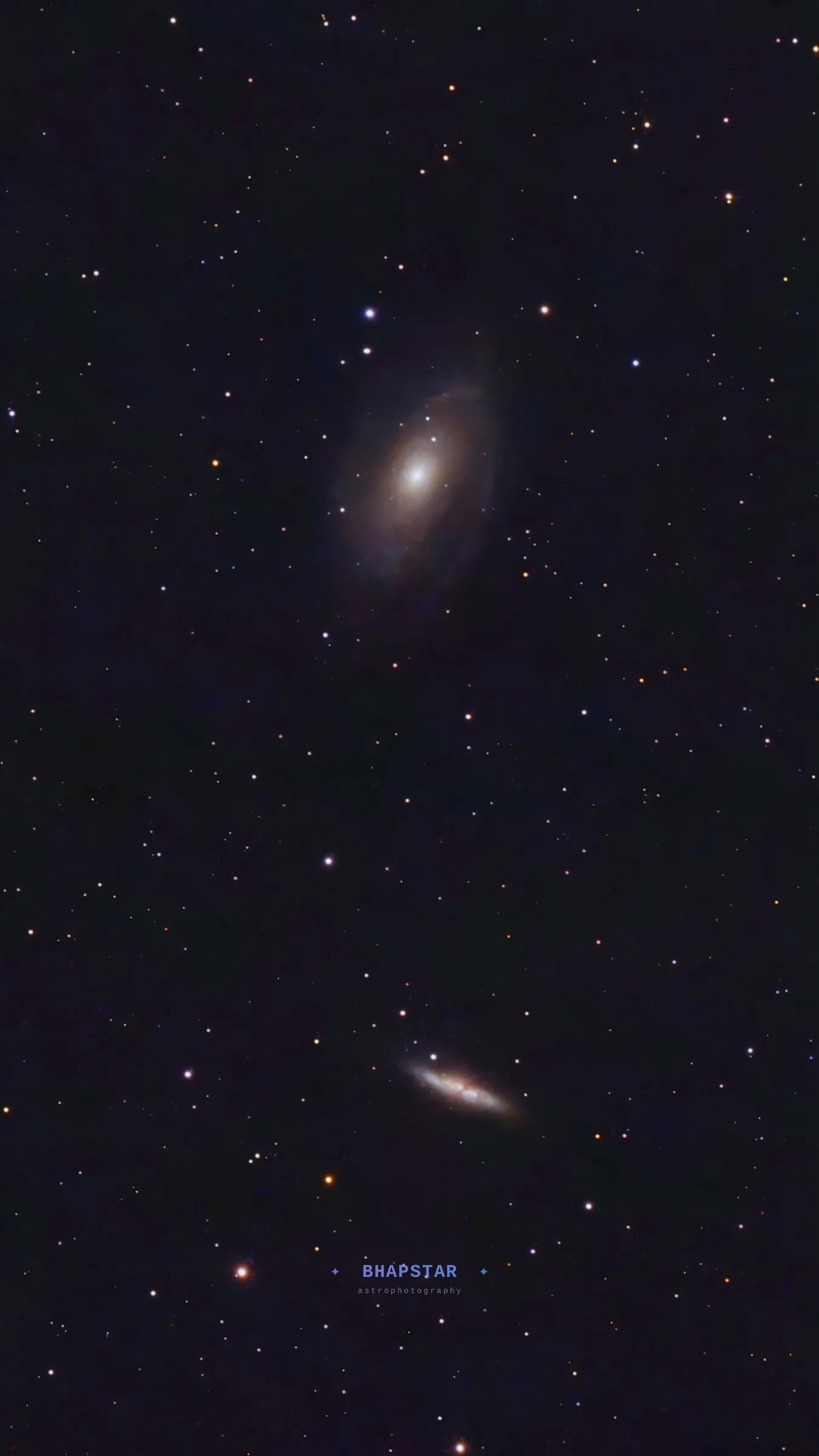 Bode's Galaxy M81 and Cigar Galaxy M82 astrophotography