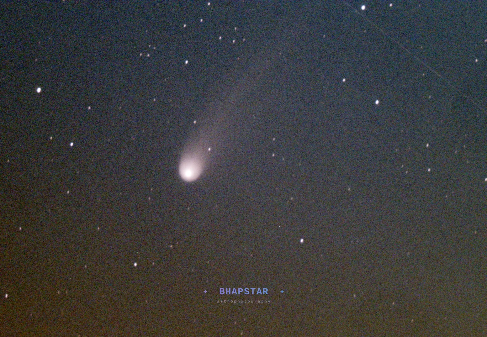 Comet astrophotography night sky 3