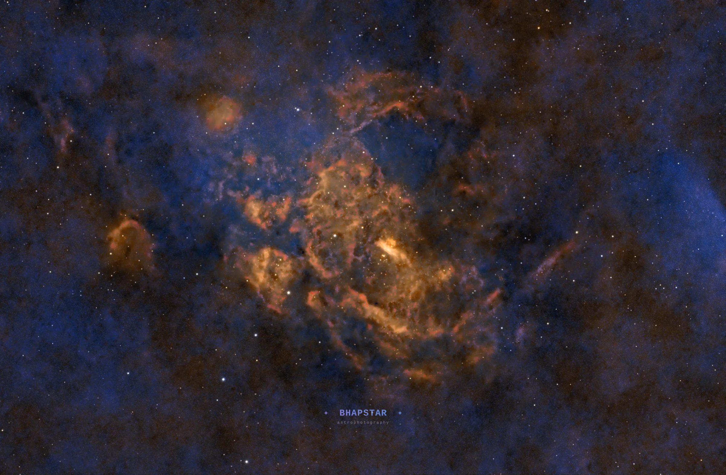 Lobster Nebula NGC 6357 astrophotography
