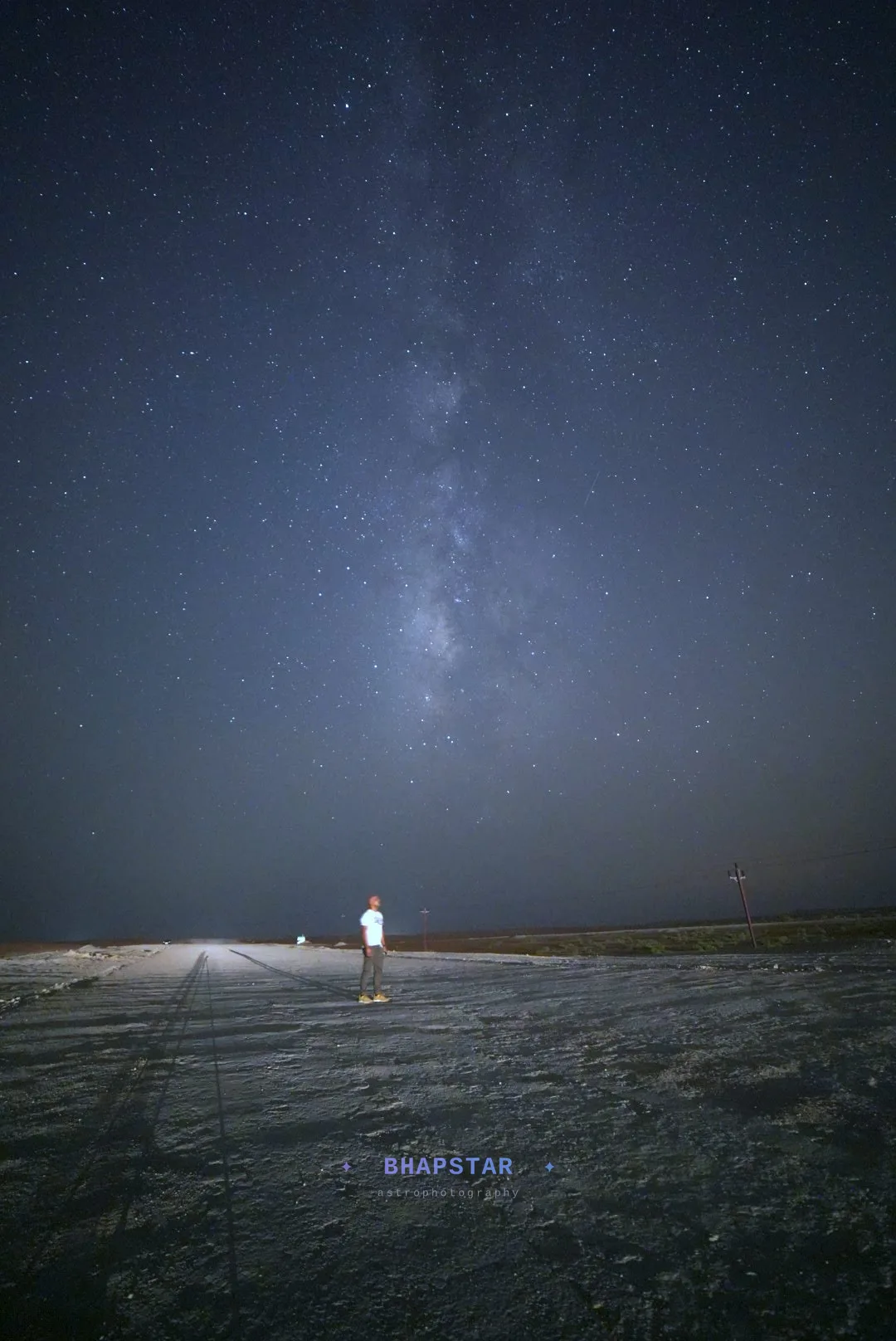 Milky Way galaxy arc night sky astrophotography with silhouette 3