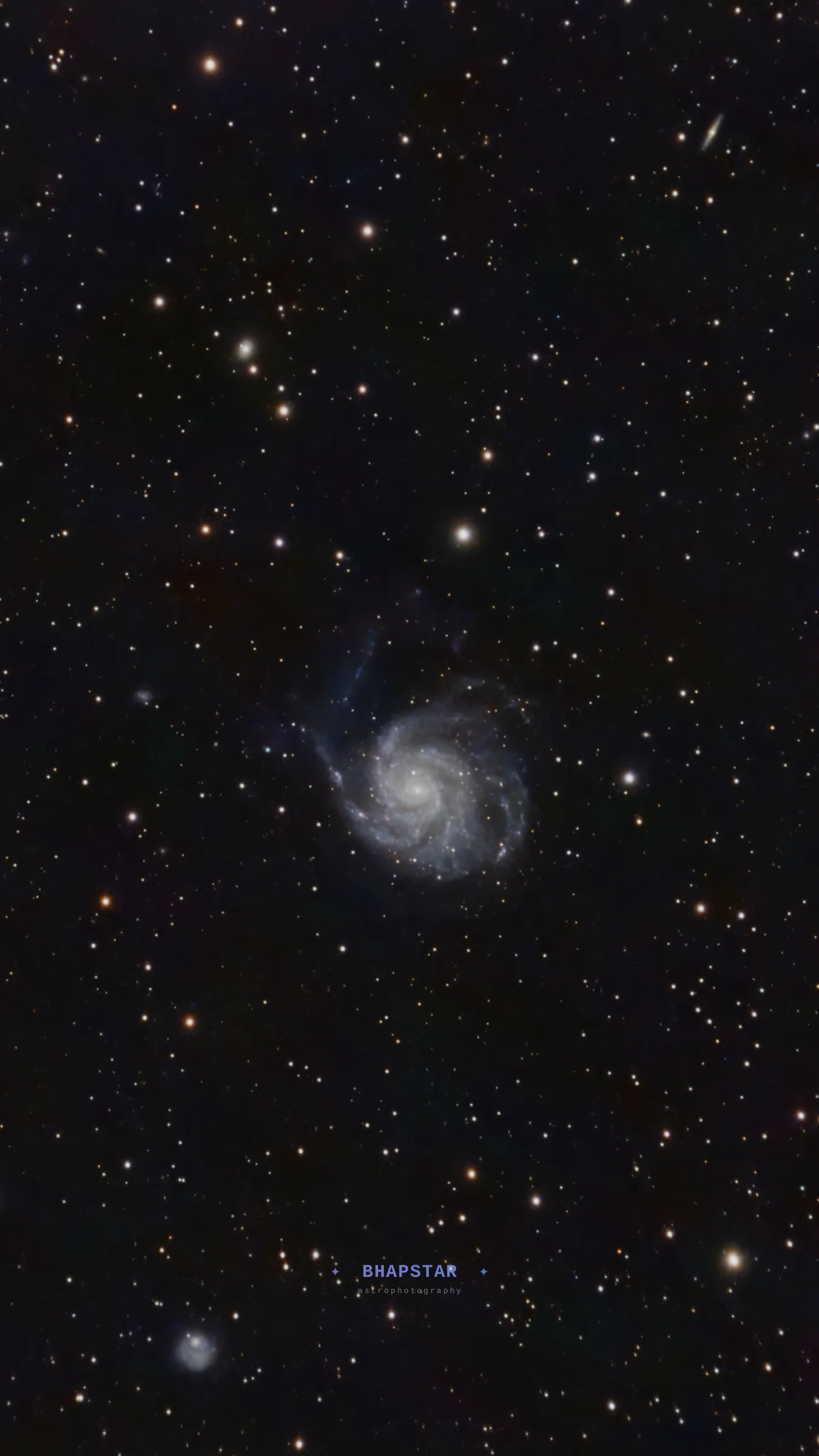 Pinwheel Galaxy M101 face-on spiral galaxy astrophotography
