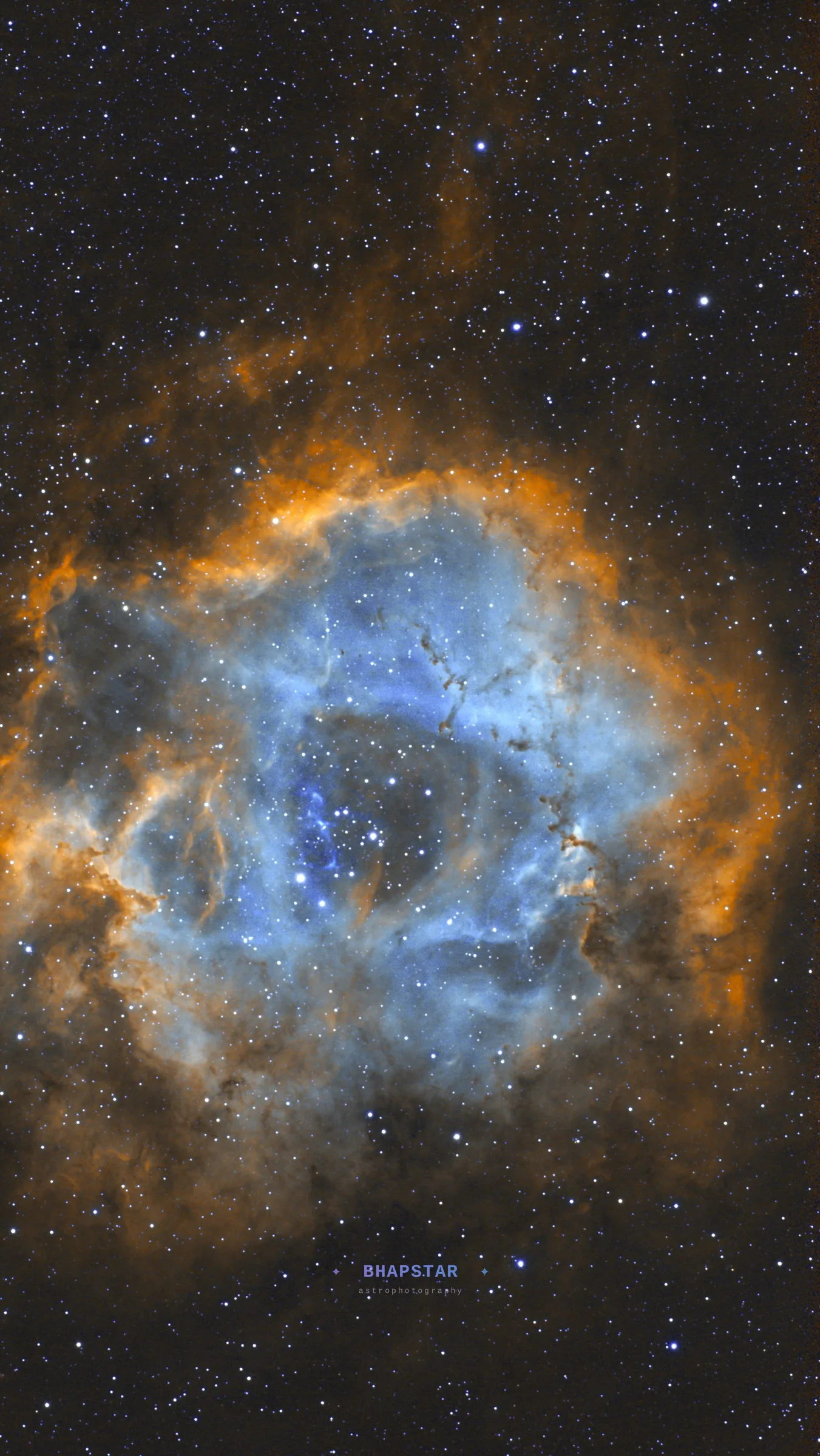 Rosette Nebula NGC 2244 astrophotography
