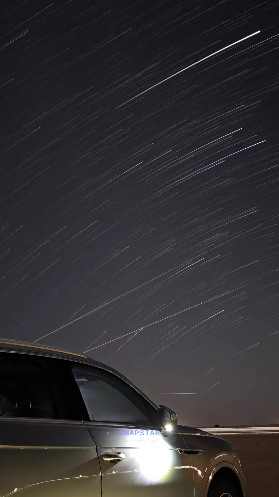 Star trails long exposure night sky astrophotography 3